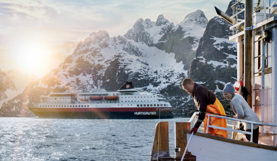 Hurtigruten har i 125 år vært et kjent tegn langs den norske kysten. (Foto: Jens Haugen/Hurtigruten)