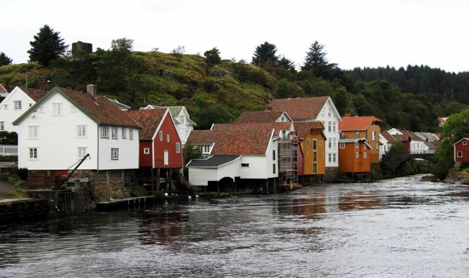 Sogndalstrand ligger helt ute i havgapet sør i Rogaland. (Foto: Morten Holt)