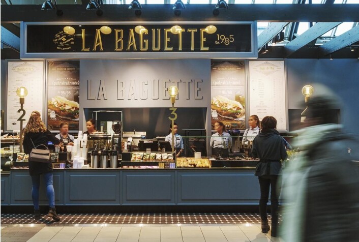 Fra åpningen av "nye" La Baguette på Oslo S. (Foto: La Baguette) Fra åpningen av "nye" La Baguette på Oslo S. (Foto: La Baguette)