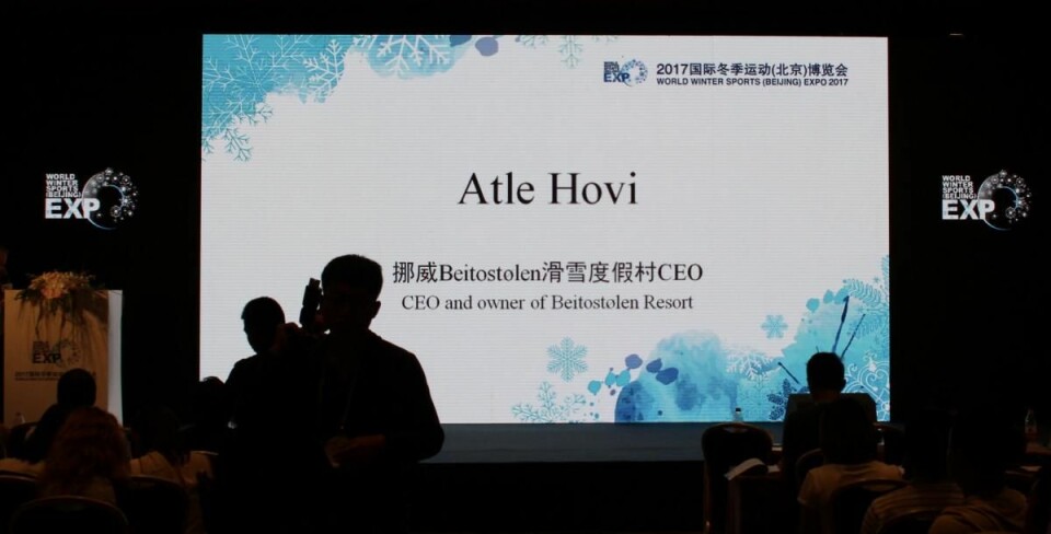 Atle Hovi og Beitostølen markerer seg i Kina.  (Foto: DestinasjonsKirurgene)