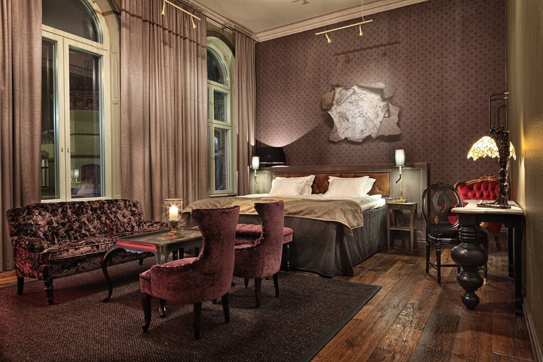 Fra juniorsuiten på Stora Hotellet i Umeå. (Foto: Hotellet) Fra juniorsuiten på Stora Hotellet i Umeå. (Foto: Hotellet)