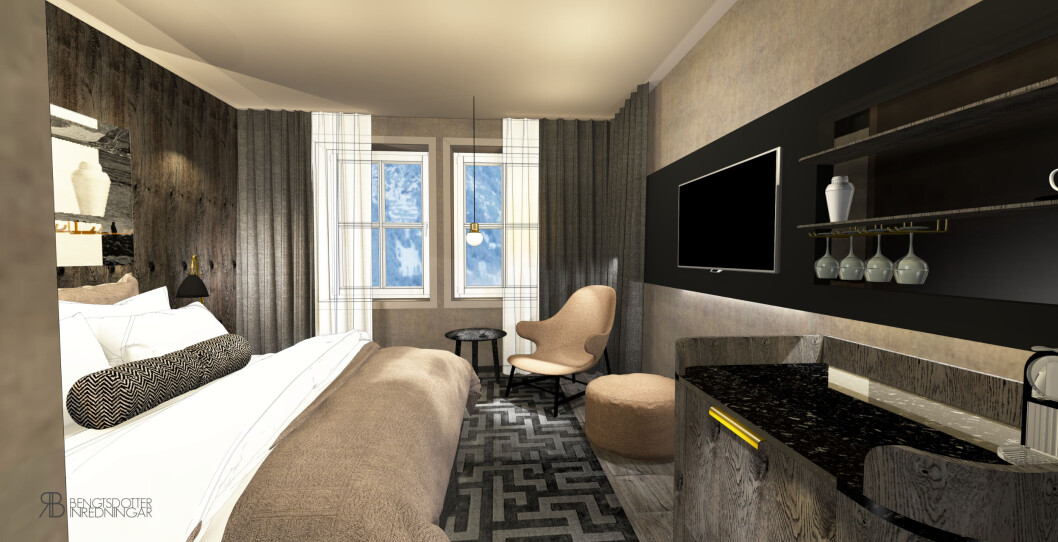 Fra nye Funken Lodge. (Illustrasjon: Nordic Hotels & Resorts) Fra nye Funken Lodge. (Illustrasjon: Nordic Hotels & Resorts)