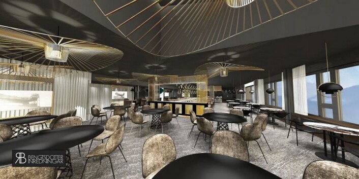 Fra nye Funken Lodge. (Illustrasjon: Nordic Hotels & Resorts) Fra nye Funken Lodge. (Illustrasjon: Nordic Hotels & Resorts)
