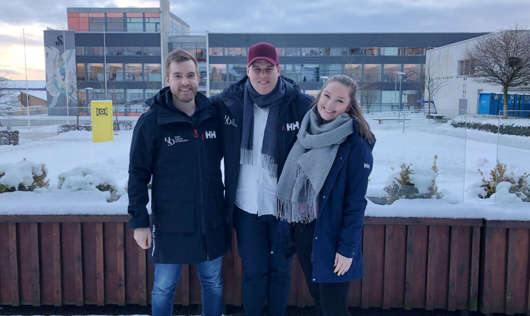 Ut på turné: Fra venstre Tor Inge Iversen, Kim Roger Andersen og Mathilde Norberg-Schulz. (Foto: UiS) Ut på turné: Fra venstre Tor Inge Iversen, Kim Roger Andersen og Mathilde Norberg-Schulz. (Foto: UiS)