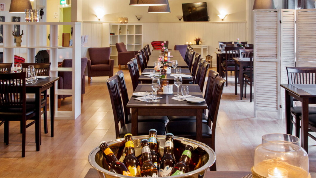 Fra restauranten Bevares på Scandic Leknes Lofoten Hotel. (Foto: Scandic Hotels) Fra restauranten Bevares på Scandic Leknes Lofoten Hotel. (Foto: Scandic Hotels)