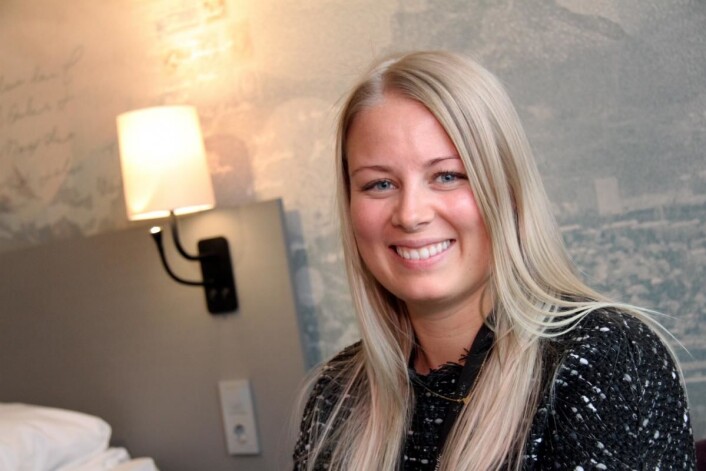 – Denne dagen har vi gledet oss lenge til, sier hotelldirektør Jannicke H. Lorentzen. (Foto: Morten Holt) – Denne dagen har vi gledet oss lenge til, sier hotelldirektør Jannicke H. Lorentzen. (Foto: Morten Holt)