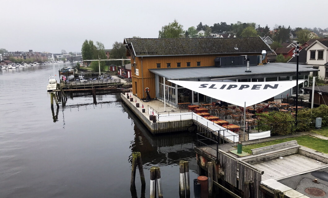 Restaurant Slippen i Fredrikstad. (Foto: Morten Holt) Restaurant Slippen i Fredrikstad. (Foto: Morten Holt)