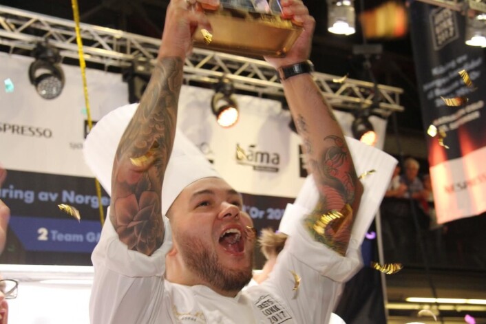 De har blitt mange gullmedaljer i Christian A. Pettersens konkurransekarriere. Fortsetter det i Bocuse d'Or?. (Foto: Morten Holt) De har blitt mange gullmedaljer i Christian A. Pettersens konkurransekarriere. Fortsetter det i Bocuse d'Or?. (Foto: Morten Holt)