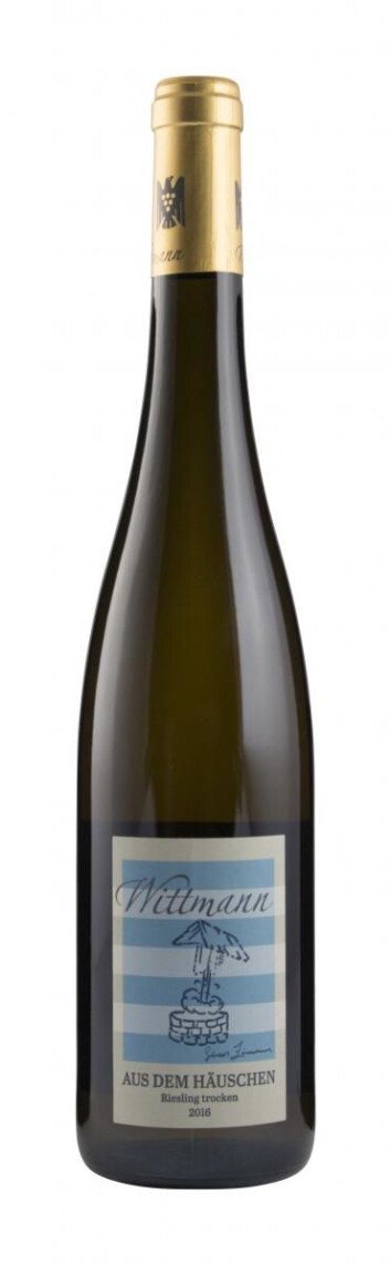 Wittmann Aus dem Häuschen Riesling Trocken 2016. Wittmann Aus dem Häuschen Riesling Trocken 2016.