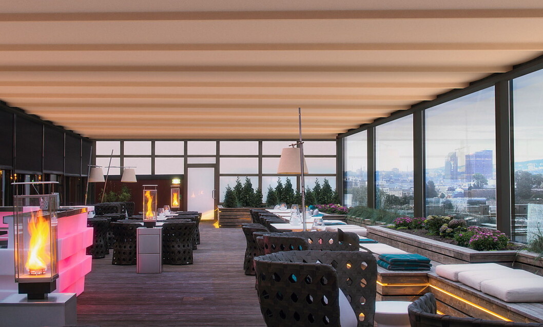 Slik blir The Thiefs nye takterrasse og bar. (Illustrasjon: Studio Dreyer Hensleym/The Thief) Slik blir The Thiefs nye takterrasse og bar. (Illustrasjon: Studio Dreyer Hensleym/The Thief)