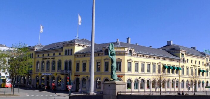 Børsen Selskapslokale i Drammen. (Foto: De Historiske) Børsen Selskapslokale i Drammen. (Foto: De Historiske)