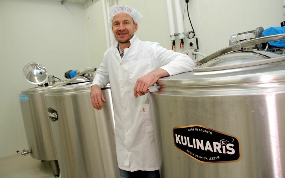 Roar Langli hos Kulinaris forteller at det skal satses enda mer på storkjøkkenmarkedet. (Foto: Morten Holt)