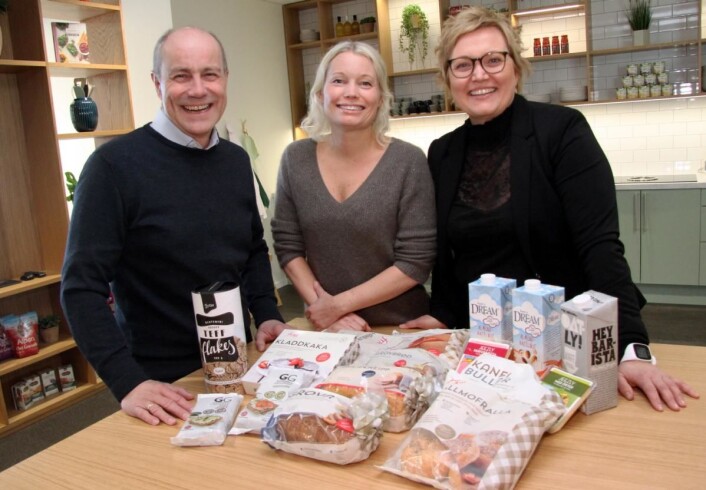 Thor Morten Jacobsen (fra venstre), Christine Bugge Jensen og Sissel Bjørk Dahl er sentrale personer i Jensen & Cos nye satsing mot storkjøkkenmarkedet. (Foto: Morten Holt) Thor Morten Jacobsen (fra venstre), Christine Bugge Jensen og Sissel Bjørk Dahl er sentrale personer i Jensen & Cos nye satsing mot storkjøkkenmarkedet. (Foto: Morten Holt)