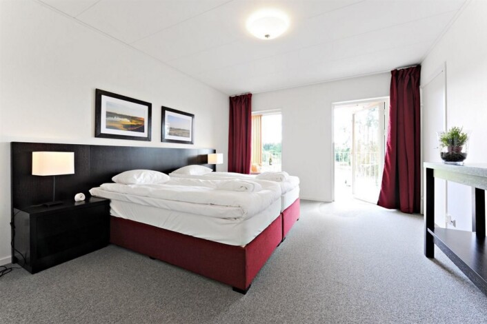 Fra ett av rommene på First Hotel Lindö. (Foto: First Hotels) Fra ett av rommene på First Hotel Lindö. (Foto: First Hotels)