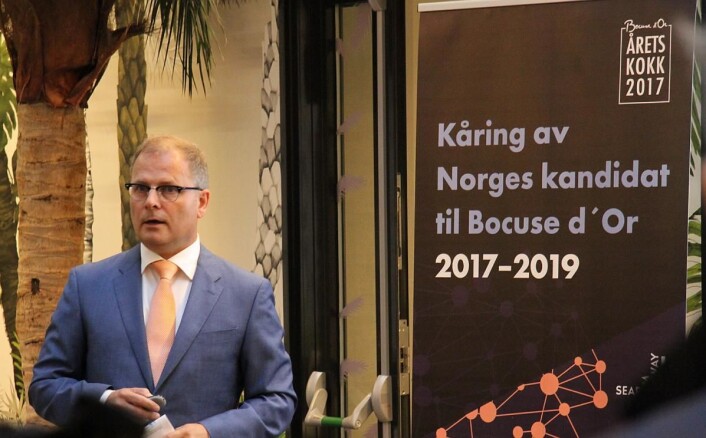 Daglig leder for Stiftelsen Bocuse d'Or Norge, Arne Sørvig. (Foto: Morten Holt) Daglig leder for Stiftelsen Bocuse d'Or Norge, Arne Sørvig. (Foto: Morten Holt)