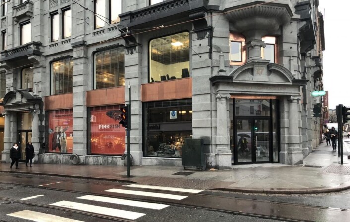 Her, i Grensen 17 i Oslo, åpnes den andre Pink Fish-restauranten onsdag 18. april 2018. (Foto: Pink Fish) Her, i Grensen 17 i Oslo, åpnes den andre Pink Fish-restauranten onsdag 18. april 2018. (Foto: Pink Fish)