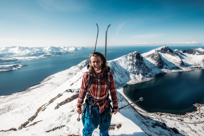 Til topps på Senja. (Foto: Norwegian Adventure Company) Til topps på Senja. (Foto: Norwegian Adventure Company)