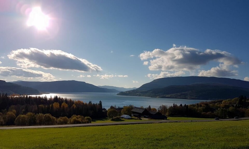 Utsikt utover Utskarpen, en fjordarm av Ranfjorden. (Foto: Privat)
