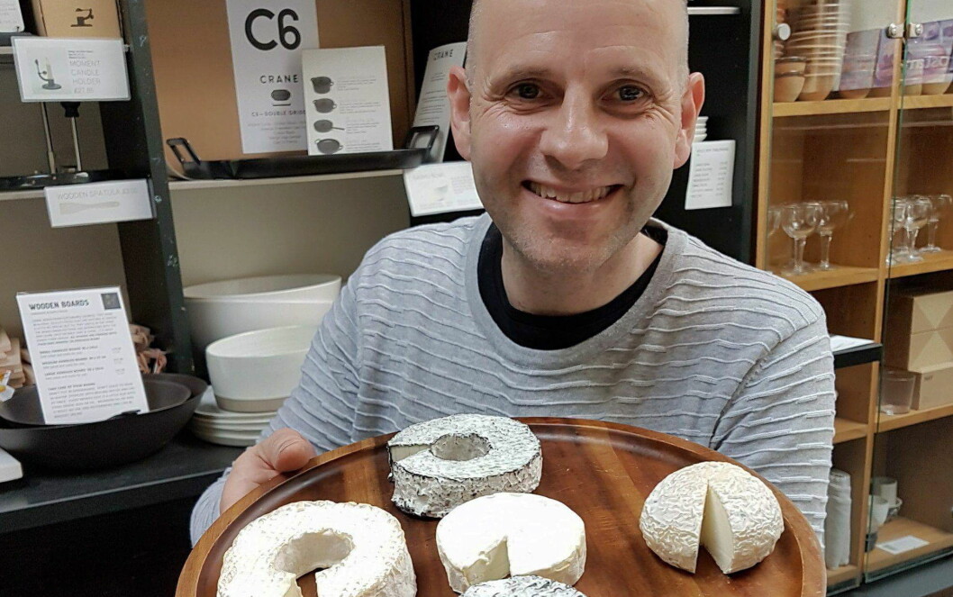 Bo Jensen deltar med seks oster i Farm Cheese Awards i Lyon i juni. (Foto: Privat)