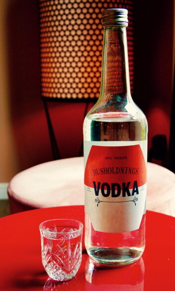 Husholdningsvodka. (Foto: Palmer) Husholdningsvodka. (Foto: Palmer)