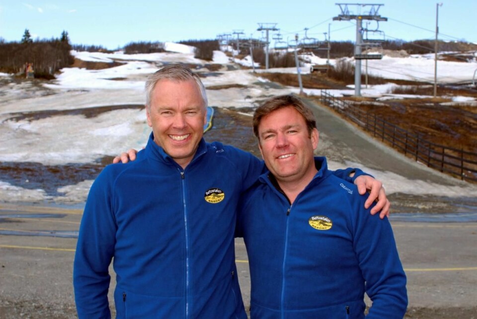 Brødrene Atle (til venstre) og Bjørnar Hovi både eier og driver konsernet Beitostølen Resort, med 2600 kommersielle senger. (Foto: DestinasjonsKirurgene)