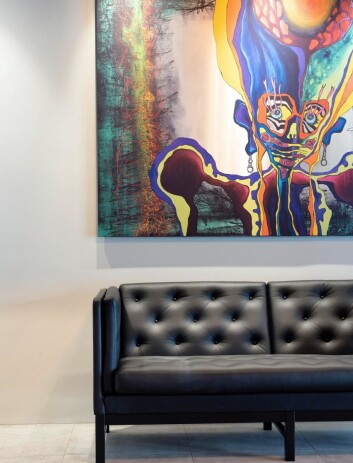 Den tidligere håndballspilleren, kunstneren Isabel Blanco, står bak utsmykningen av hotellet. (Foto: Jon Petter Thorsen/Aptum) Den tidligere håndballspilleren, kunstneren Isabel Blanco, står bak utsmykningen av hotellet. (Foto: Jon Petter Thorsen/Aptum)