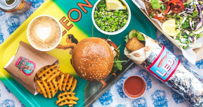 Sunn fastfood hos Leon. (Foto: Leon) Sunn fastfood hos Leon. (Foto: Leon)