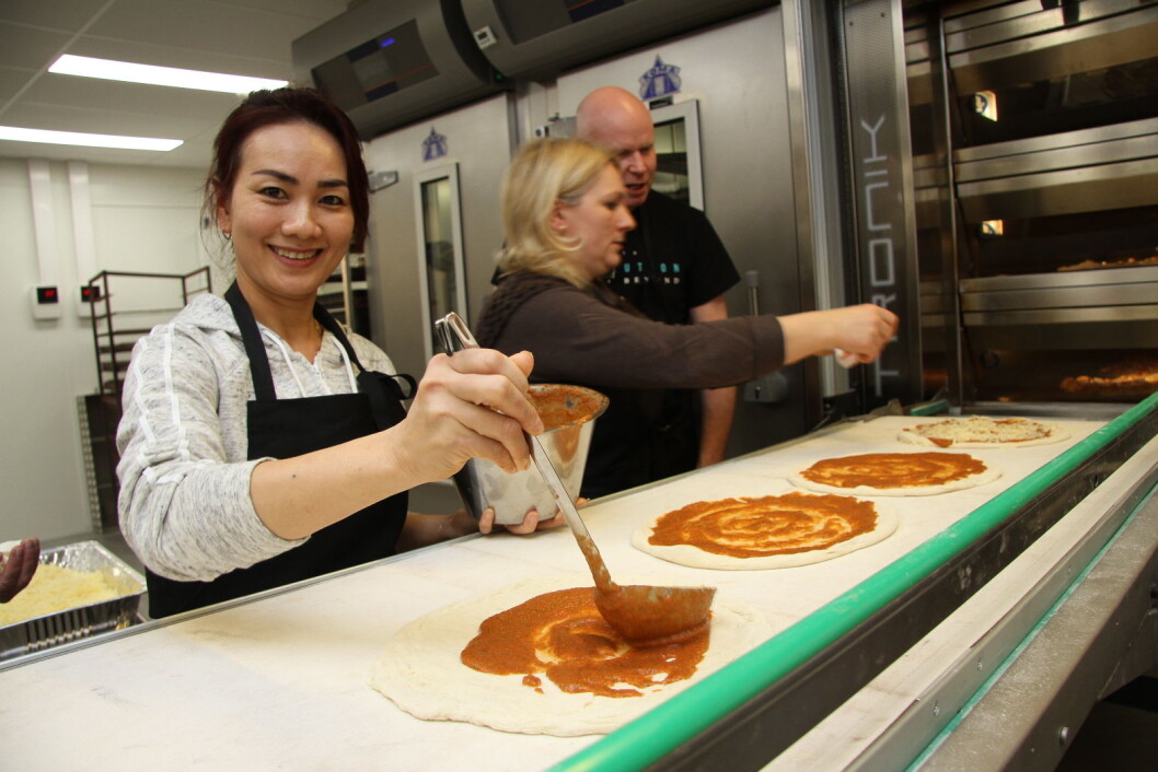Thao Nguyen fra De 3 Stuer på bakekurs . (Foto: Morten Holt) Thao Nguyen fra De 3 Stuer på bakekurs . (Foto: Morten Holt)