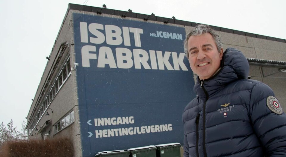 Mr. Iceman holder til på Herbergåsen i Akershus. (Foto: Morten Holt)
