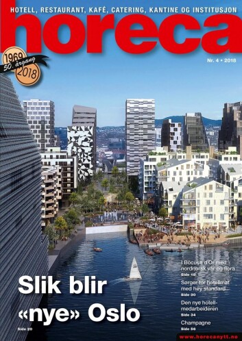 Omslaget på Horecas fjerde utgave i 2018. (Illustrasjon: Via Nova/Oslo S Utvikling/layout: Tove Sissel Larsgård) Omslaget på Horecas fjerde utgave i 2018. (Illustrasjon: Via Nova/Oslo S Utvikling/layout: Tove Sissel Larsgård)