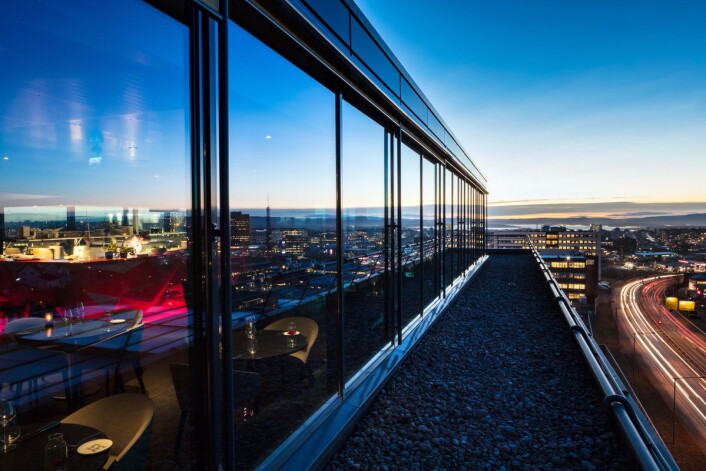 Utsikt fra «Top Floor Restaurant & Bar». (Foto: Hotellet) Utsikt fra «Top Floor Restaurant & Bar». (Foto: Hotellet)