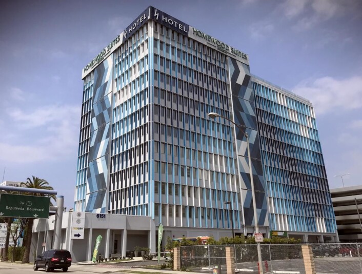 Homewood Suites by Hilton på flyplassen i Los Angeles. (Foto: Morten Holt) Homewood Suites by Hilton på flyplassen i Los Angeles. (Foto: Morten Holt)