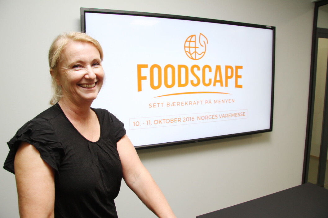 Torill Engelberg er prosjektleder for Foodscape, som arrangeres på Norges Varemesse 10. og 11. oktober. (Foto: Morten Holt) Torill Engelberg er prosjektleder for Foodscape, som arrangeres på Norges Varemesse 10. og 11. oktober. (Foto: Morten Holt)