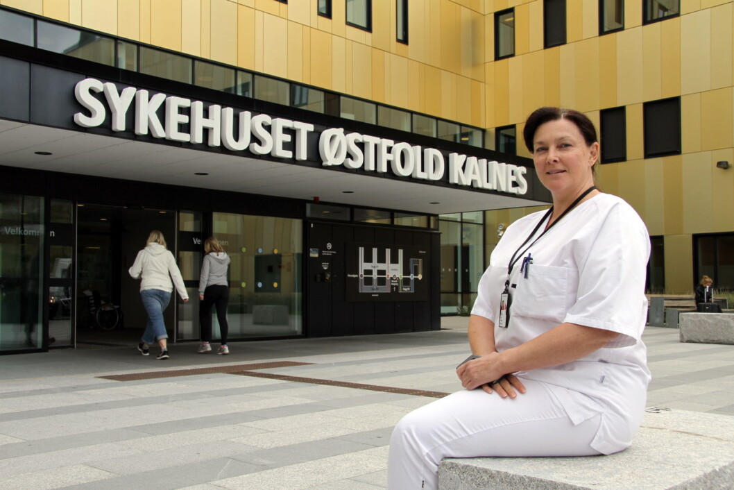 Seksjonsleder Sølvi Thøgersen på Sykehuset Østfold Kalnes. (Foto: Morten Holt) Seksjonsleder Sølvi Thøgersen på Sykehuset Østfold Kalnes. (Foto: Morten Holt)