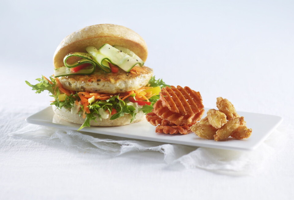 Har utviklet fiskeburger med tare