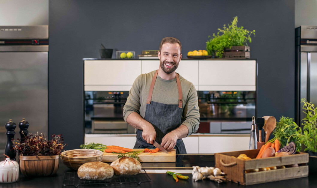 – Det er tydelig at vi har truffet en nerve i markedet med vår vegetarkasse, sier Adam Bjerck (Foto: Adams Matkasse) – Det er tydelig at vi har truffet en nerve i markedet med vår vegetarkasse, sier Adam Bjerck (Foto: Adams Matkasse)
