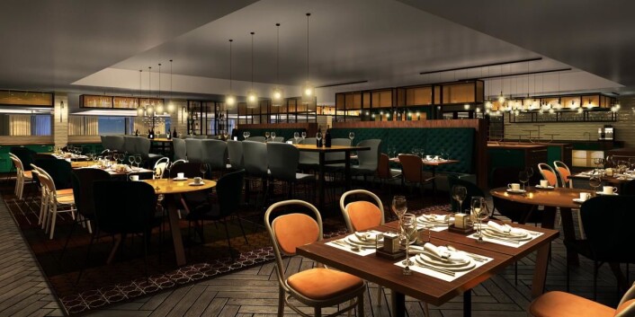 Fra frokostrestauranten på Scandic Hell. (Foto: Scandic Hell) Fra frokostrestauranten på Scandic Hell. (Foto: Scandic Hell)