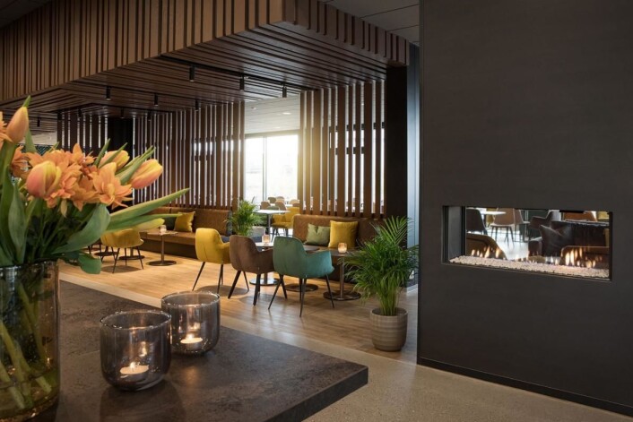 Fra restaurantområdet på Scandic Brennemoen. (Foto: Scandic Hotels) Fra restaurantområdet på Scandic Brennemoen. (Foto: Scandic Hotels)