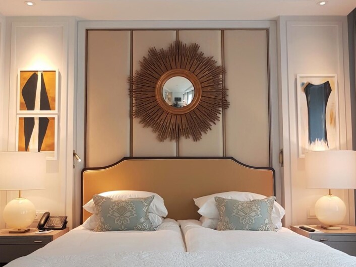 Fra et av de nyoppussede rommene på Hotel Continental. (Foto: Hotel Continental) Fra et av de nyoppussede rommene på Hotel Continental. (Foto: Hotel Continental)
