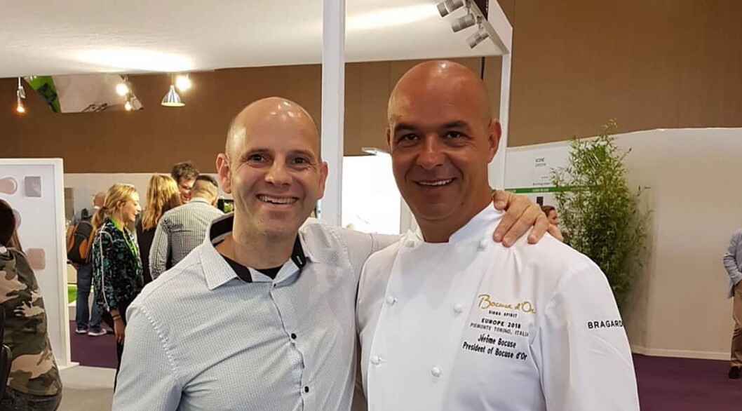 Bo Jensen sammen med Jerome Bocuse. (Foto: Privat) Bo Jensen sammen med Jerome Bocuse. (Foto: Privat)