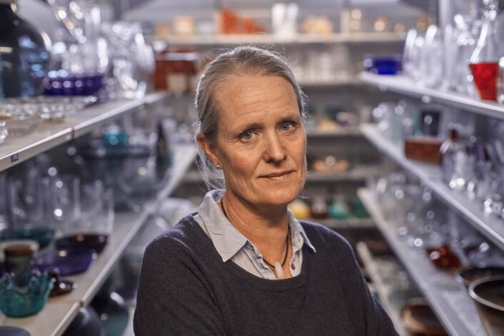 Designsjef på Hadeland Glassverk, Maud Gjeruldsen Bugge. (Foto: Magne Risnes) Designsjef på Hadeland Glassverk, Maud Gjeruldsen Bugge. (Foto: Magne Risnes)