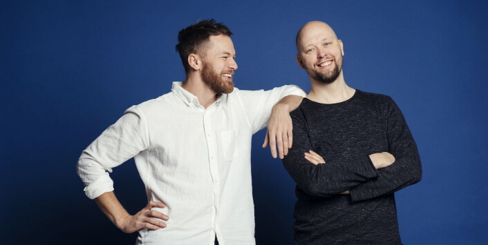 Gründerne bak Gro Grønt, Magnus Humle (til venstre) og Martin Skar. (Foto: Gro Grønt) Gründerne bak Gro Grønt, Magnus Humle (til venstre) og Martin Skar. (Foto: Gro Grønt)