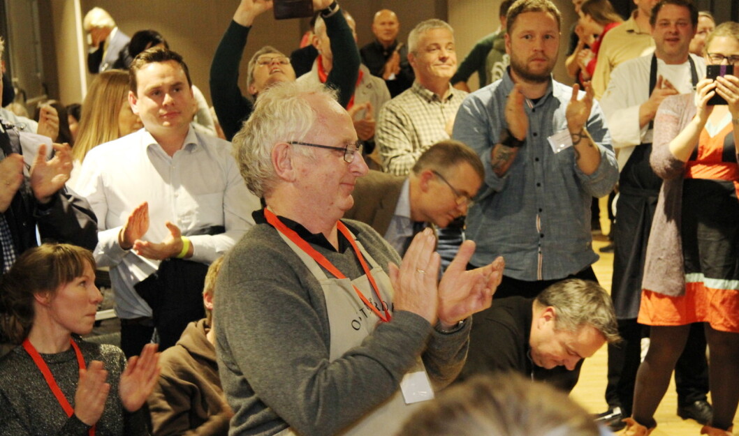 Verdensmester Jørn Hafslund (bildet) er verdt å klappe for. Men det er også verdt å klappe for hele 74 norske oster, som fikk medalje i World Cheese Awards 2018. (Foto: Morten Holt) Verdensmester Jørn Hafslund (bildet) er verdt å klappe for. Men det er også verdt å klappe for hele 74 norske oster, som fikk medalje i World Cheese Awards 2018. (Foto: Morten Holt)