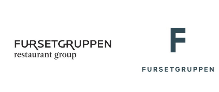 Den gamle (til venstre) og nye logoen til Fursetgruppen. Den gamle (til venstre) og nye logoen til Fursetgruppen. 