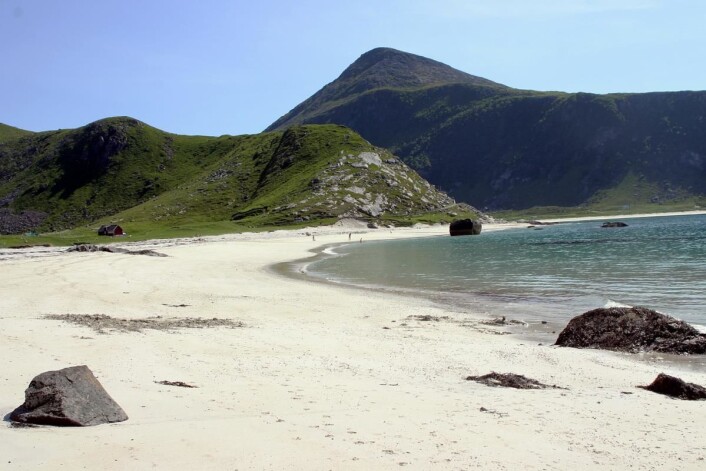 Hauklandstranden i Lofoten. (illustrasjonsfoto: Morten Holt) Hauklandstranden i Lofoten. (illustrasjonsfoto: Morten Holt)