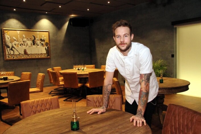 Jimmy Øien i restaurantlokalet i Kirkegata i Oslo. (Foto: Morten Holt) Jimmy Øien i restaurantlokalet i Kirkegata i Oslo. (Foto: Morten Holt)