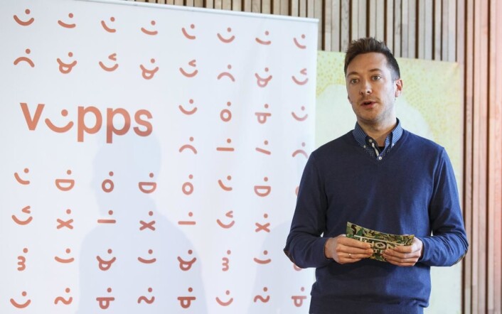 Espen Grotmoll er digital løsningsansvarlig i Olav Thon Gruppen. Her på pressekonferansen i Bergen med Vipps og Alipay. (Foto: Kilian Munch) Espen Grotmoll er digital løsningsansvarlig i Olav Thon Gruppen. Her på pressekonferansen i Bergen med Vipps og Alipay. (Foto: Kilian Munch)