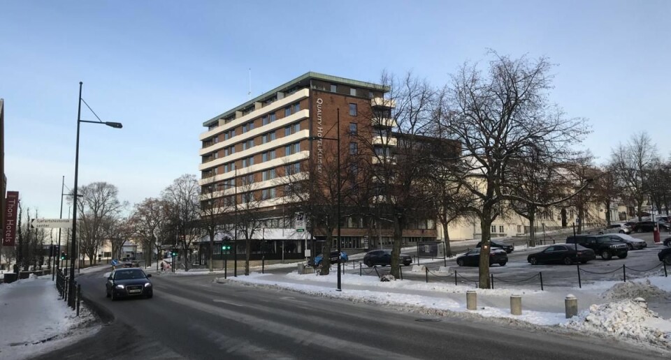 Hotel Klubben i Tønsberg. (Foto: Morten Holt)