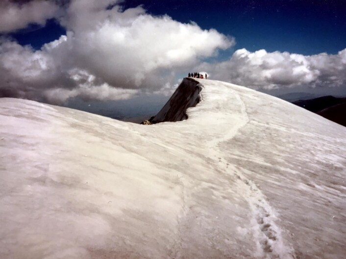 Også Glittertind, Norges nest høyeste fjelltopp, nås på en dagstur fra Spiterstulen. (Foto: Morten Holt) Også Glittertind, Norges nest høyeste fjelltopp, nås på en dagstur fra Spiterstulen. (Foto: Morten Holt)