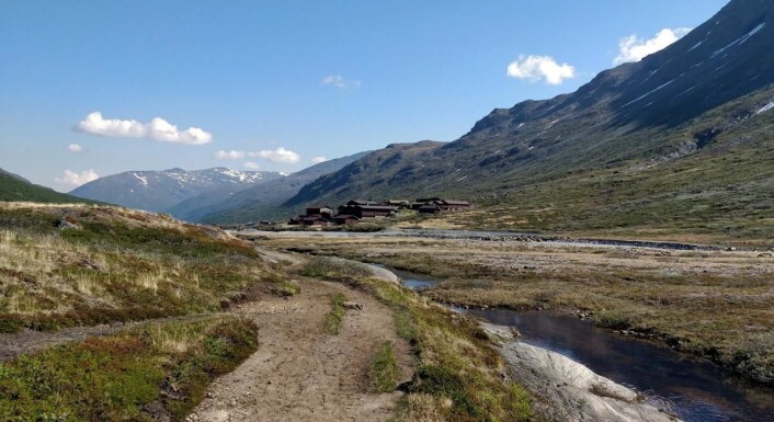 Spiterstulen ligger idyllisk til i Visdalen. (Foto: Spiterstulen Turisthytte) Spiterstulen ligger idyllisk til i Visdalen. (Foto: Spiterstulen Turisthytte)